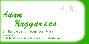 adam magyarics business card